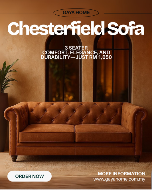 Classic Chesterfield Sofa Set