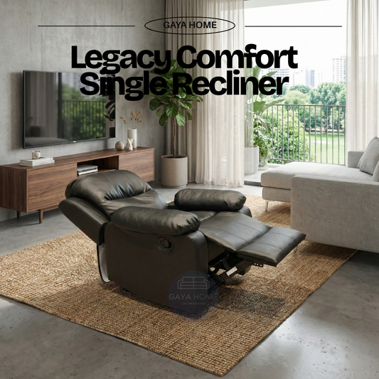 Legacy Comfort Single Recliner | Premium Manual Relax Chair