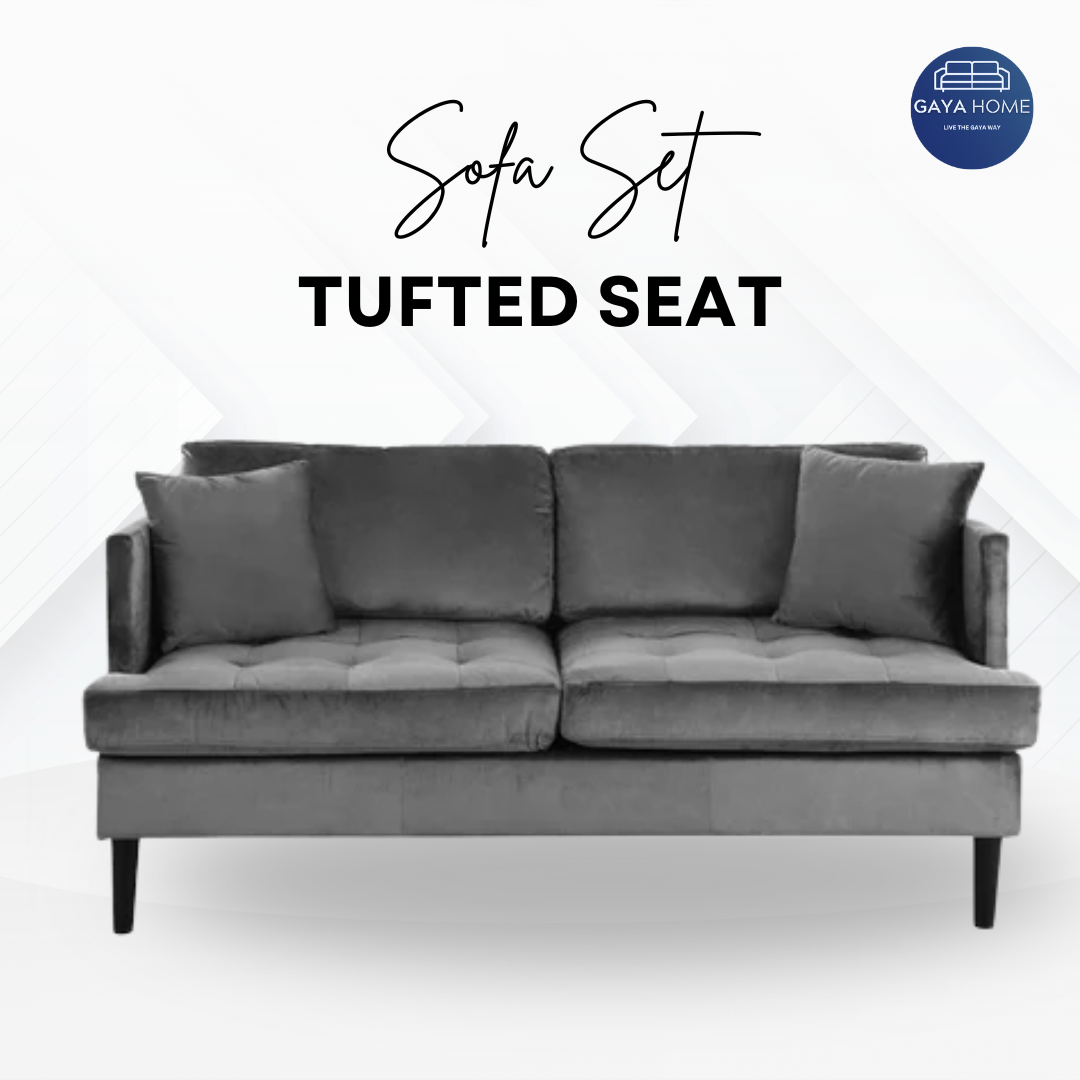 Sofa 2 Seater Modern Sofa Tufted Seat