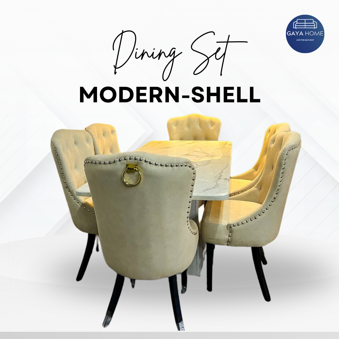 Dining Set Modern Shell