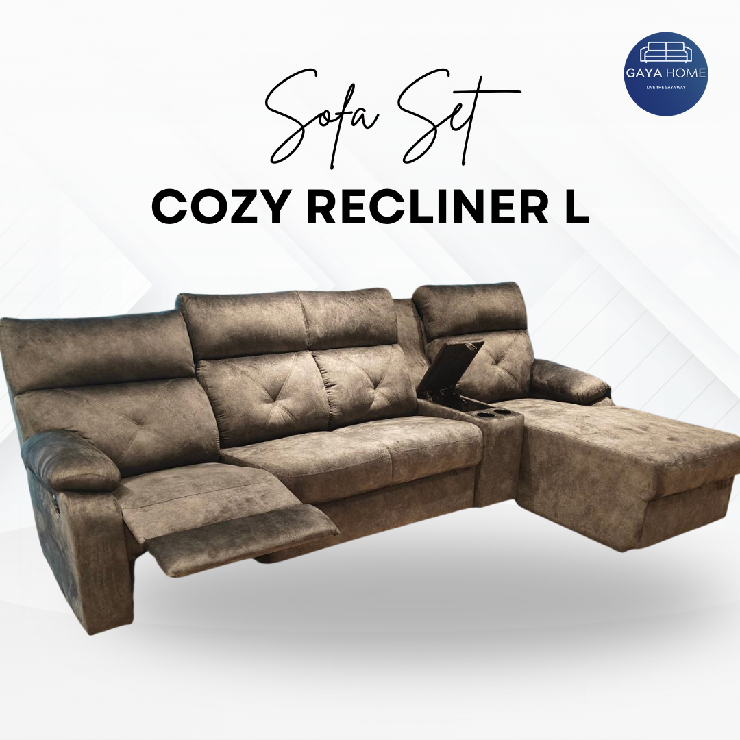 CozyRecline Versatile L-Shaped Sofa