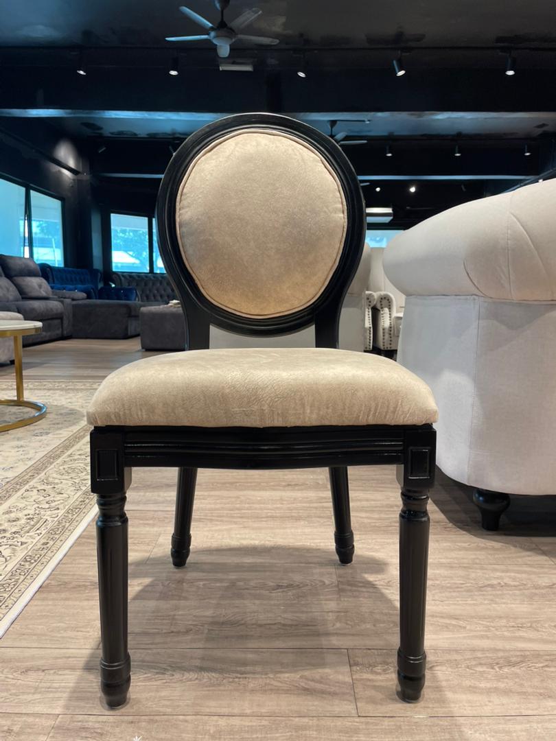 The Roma Chair | Premium Neo-Classical Medallion Dining Chair with Solid Wood Frame