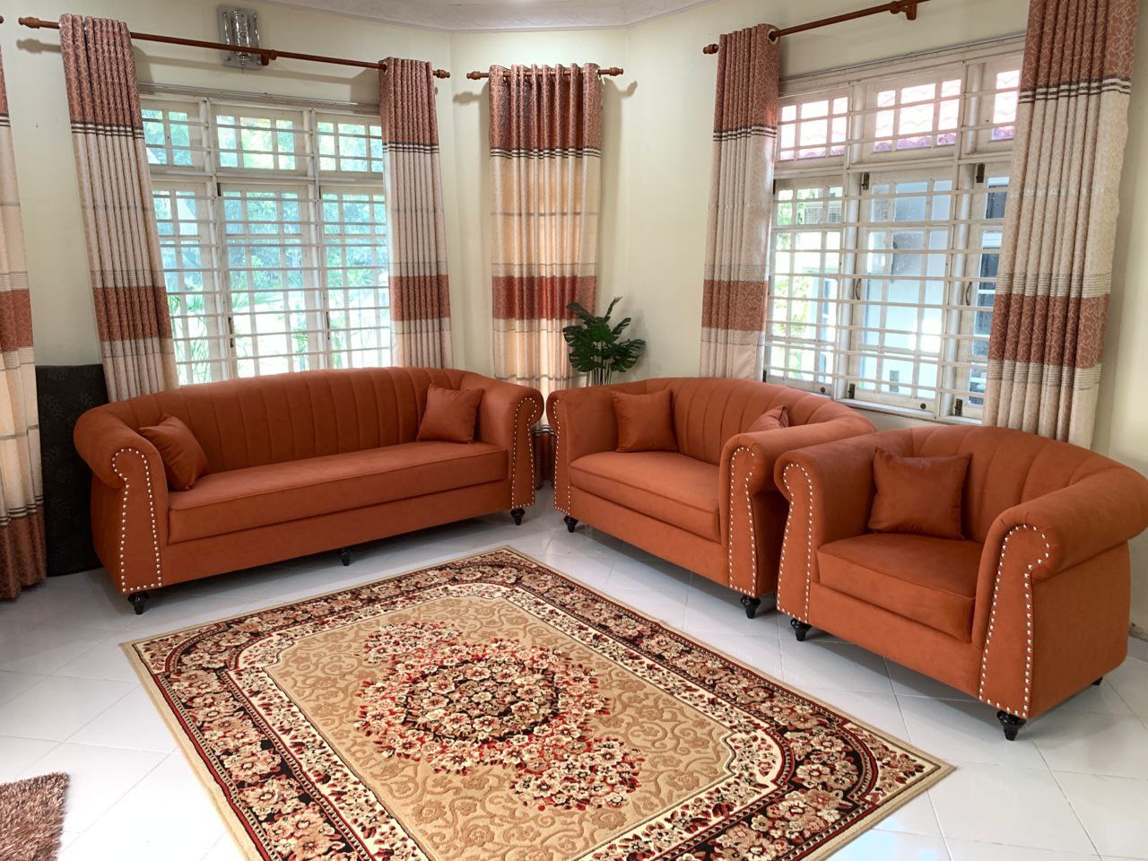Royal Shell Sofa Set - Gaya Home