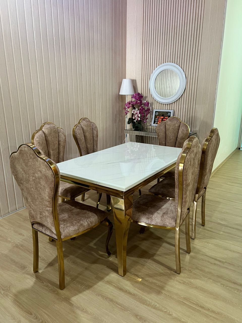 Mermaid Marble Dining Set