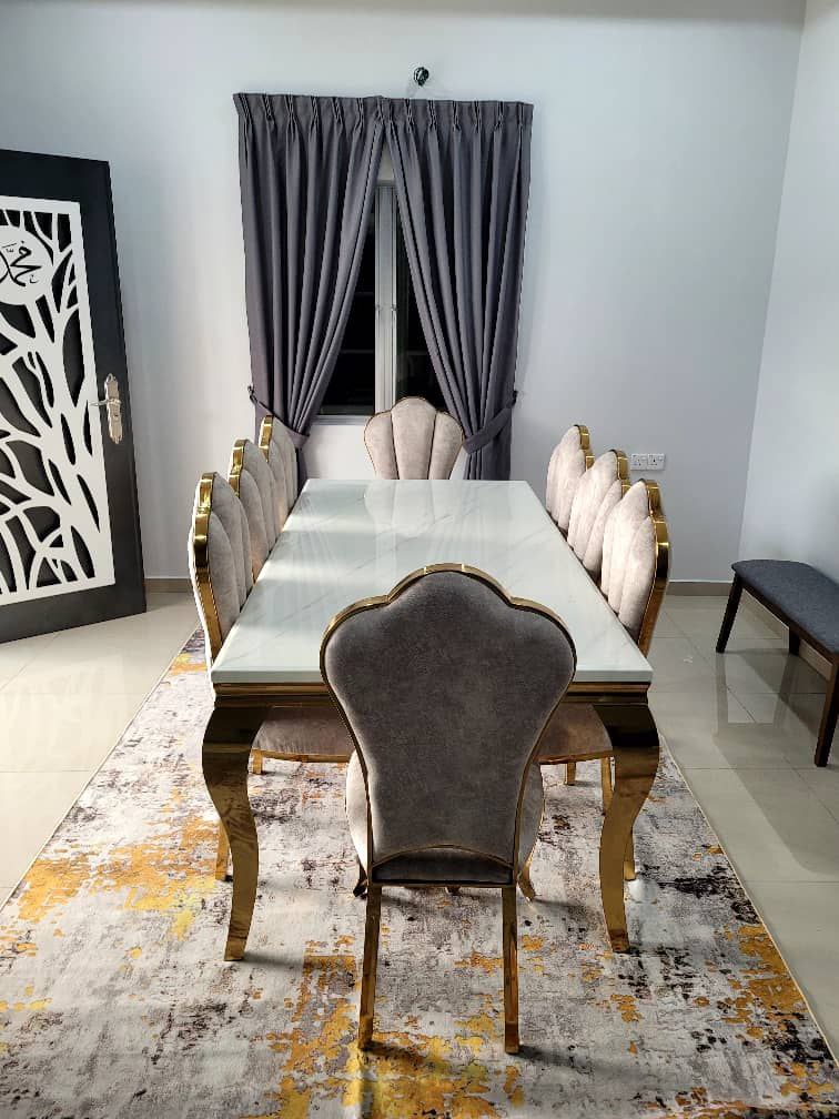 Mermaid Marble Dining Set