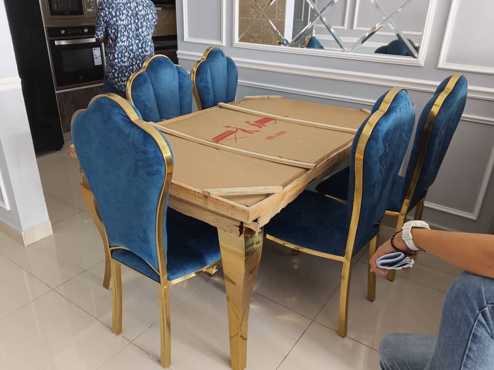 Mermaid Marble Dining Set