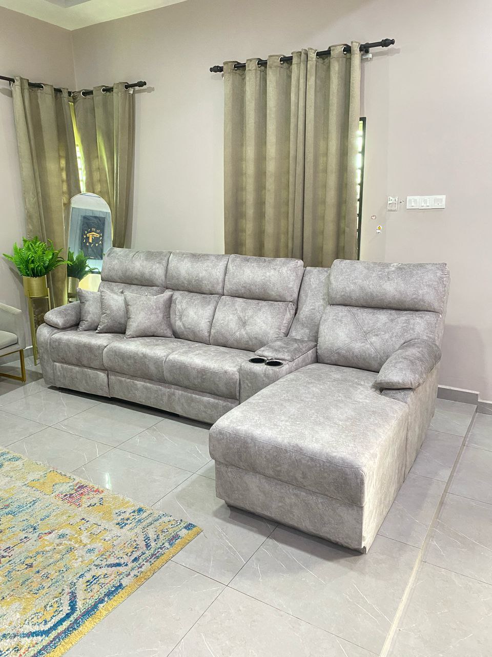CozyRecline Versatile L-Shaped Sofa