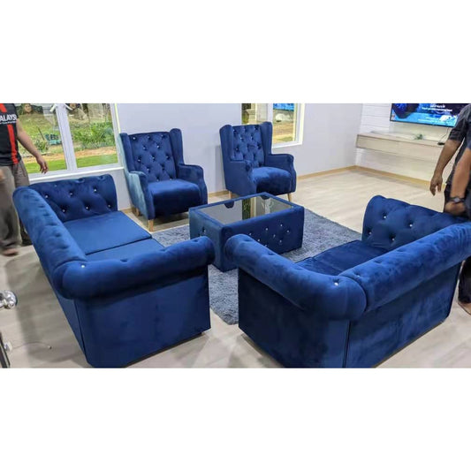 PREMIUM Wing Chair Sofa Set - Gaya Home