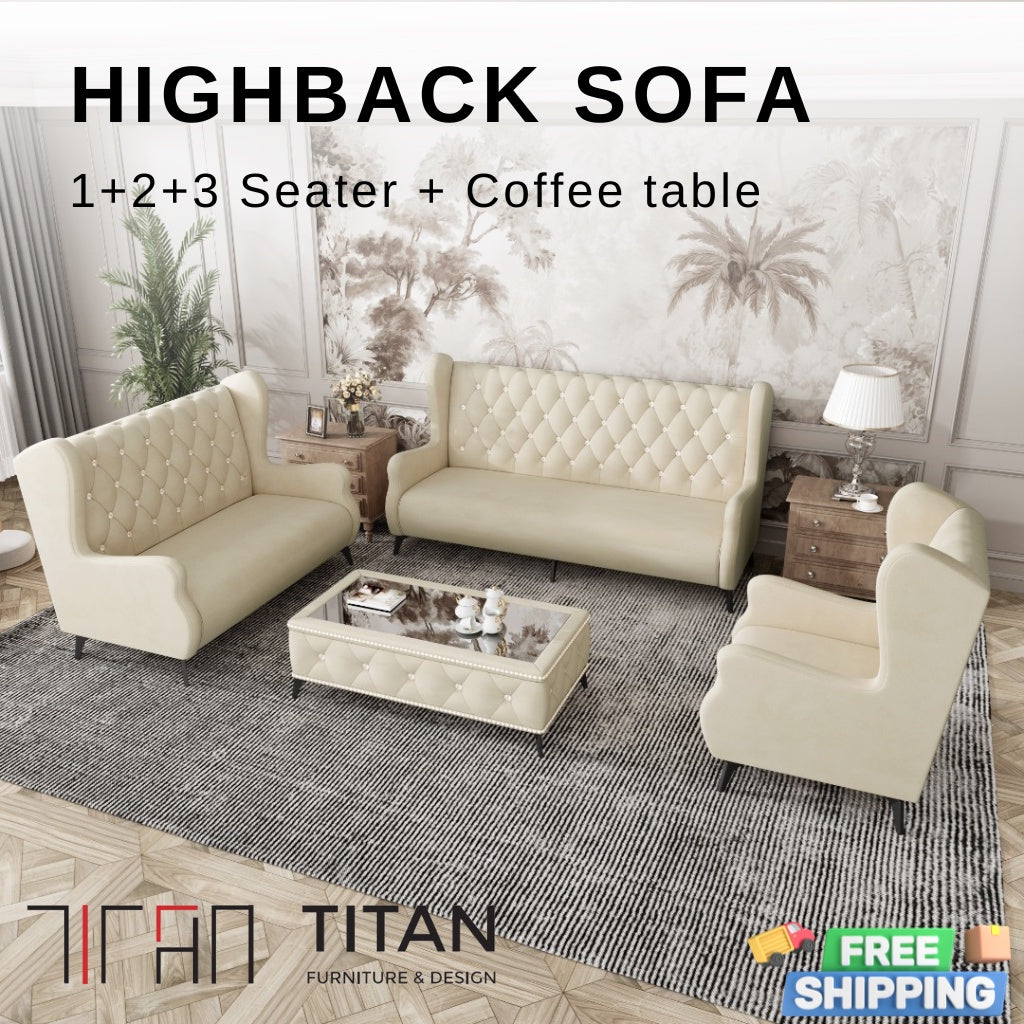 Premium Highback Sofa Set - Gaya Home