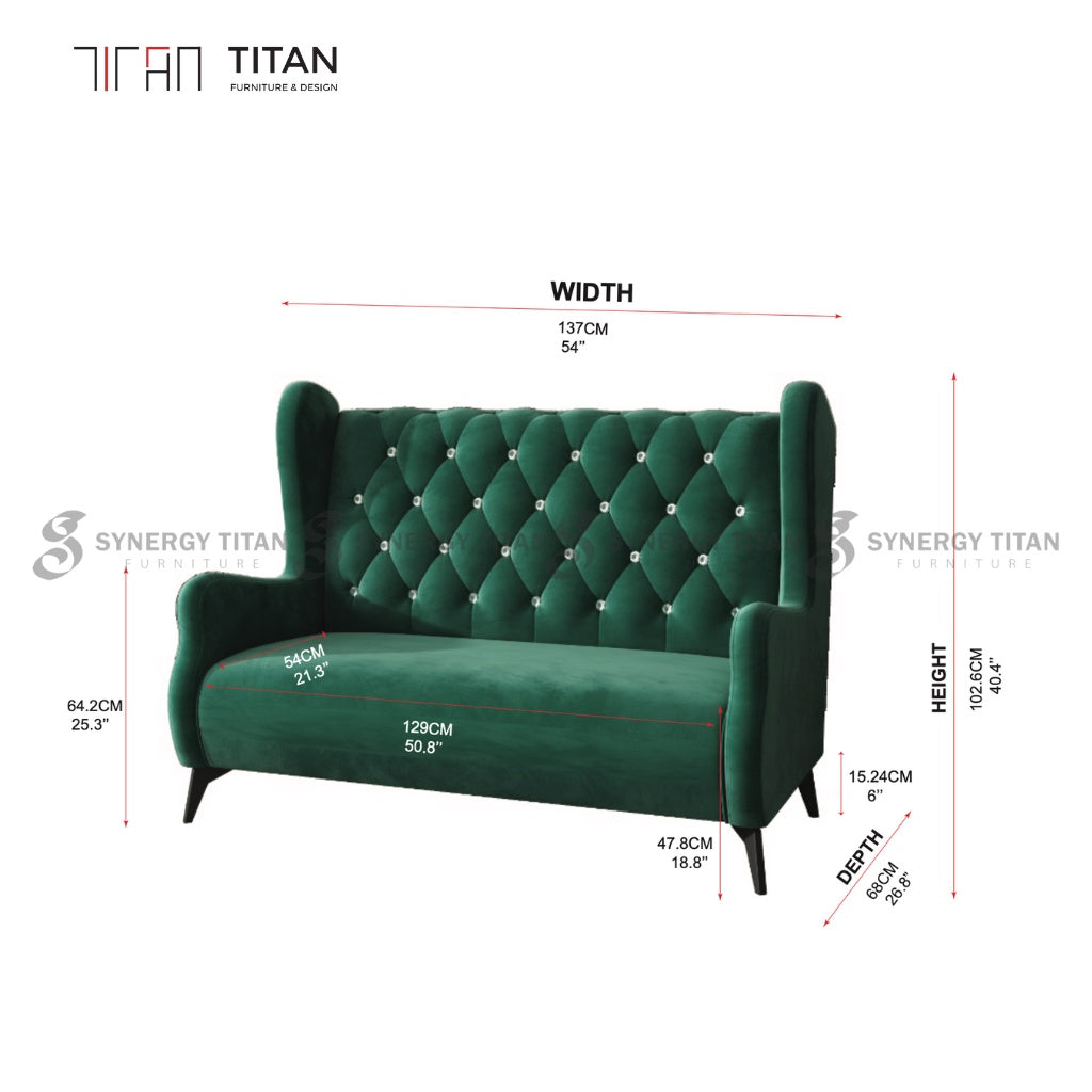Premium Highback Sofa Set - Gaya Home