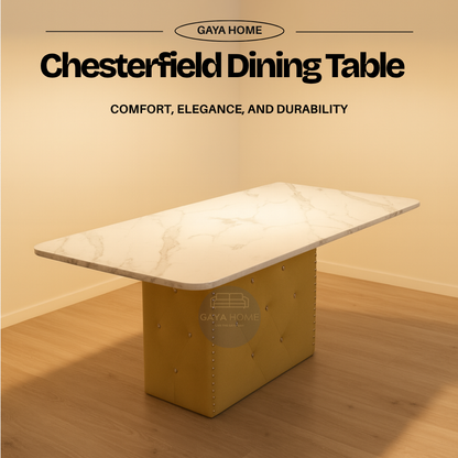Chesterfield based Marble Table
