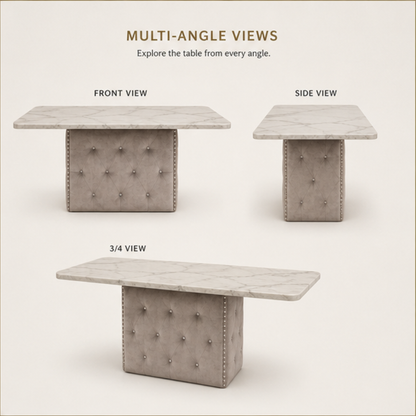 Chesterfield based Marble Table