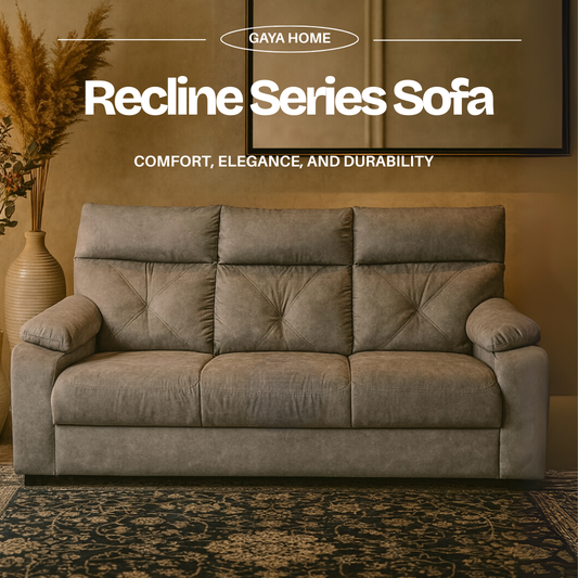 The Arlo Series | Premium 1+2+3 Seater Sofa Set with Single Master Recliner