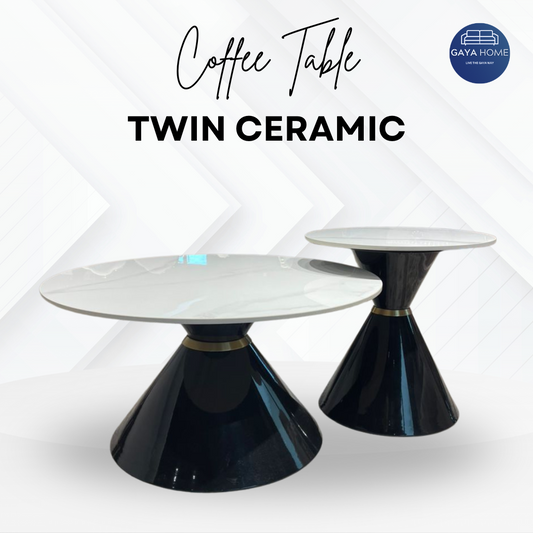 Twin Ceramic Coffee Table