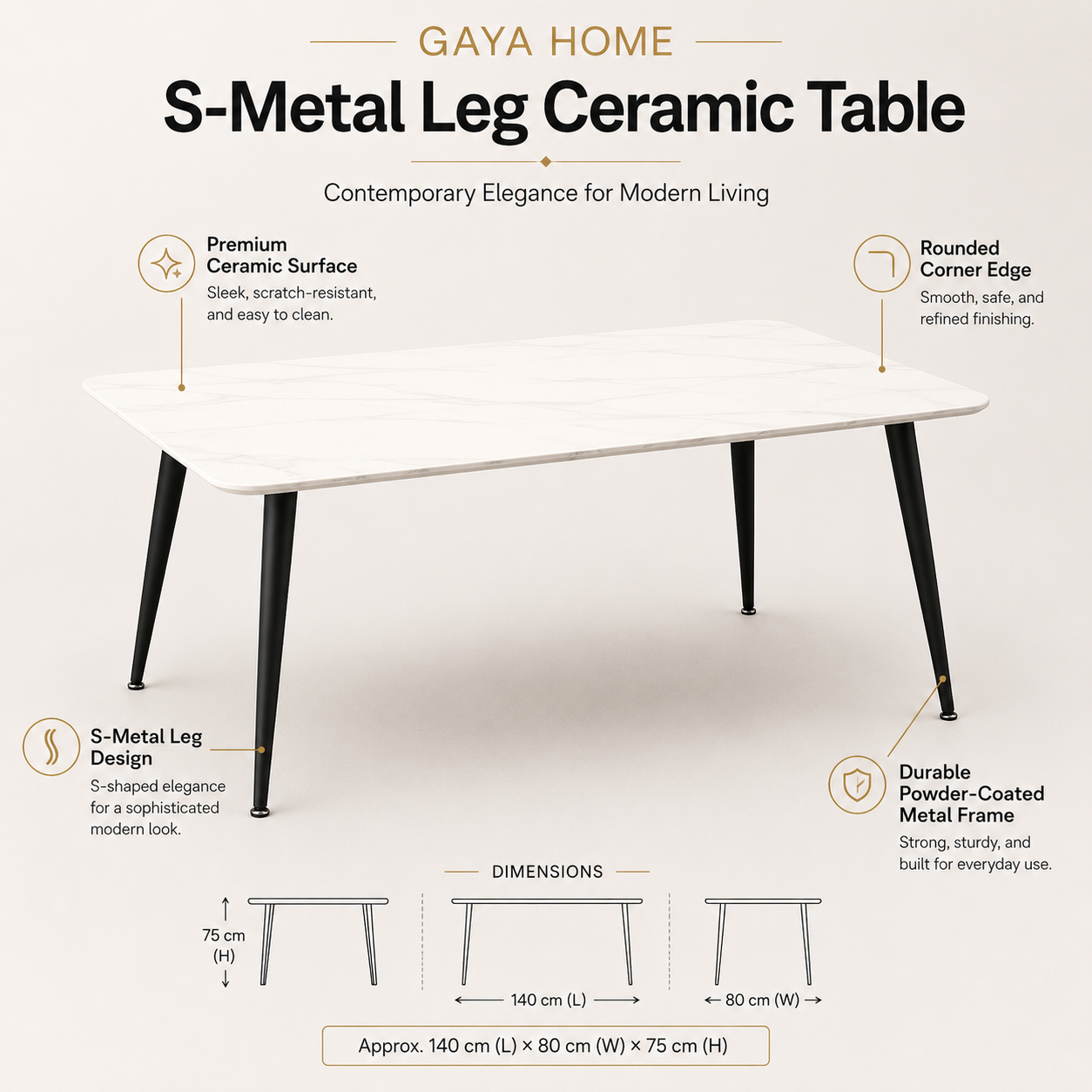 The Mello Dining Set (C222)