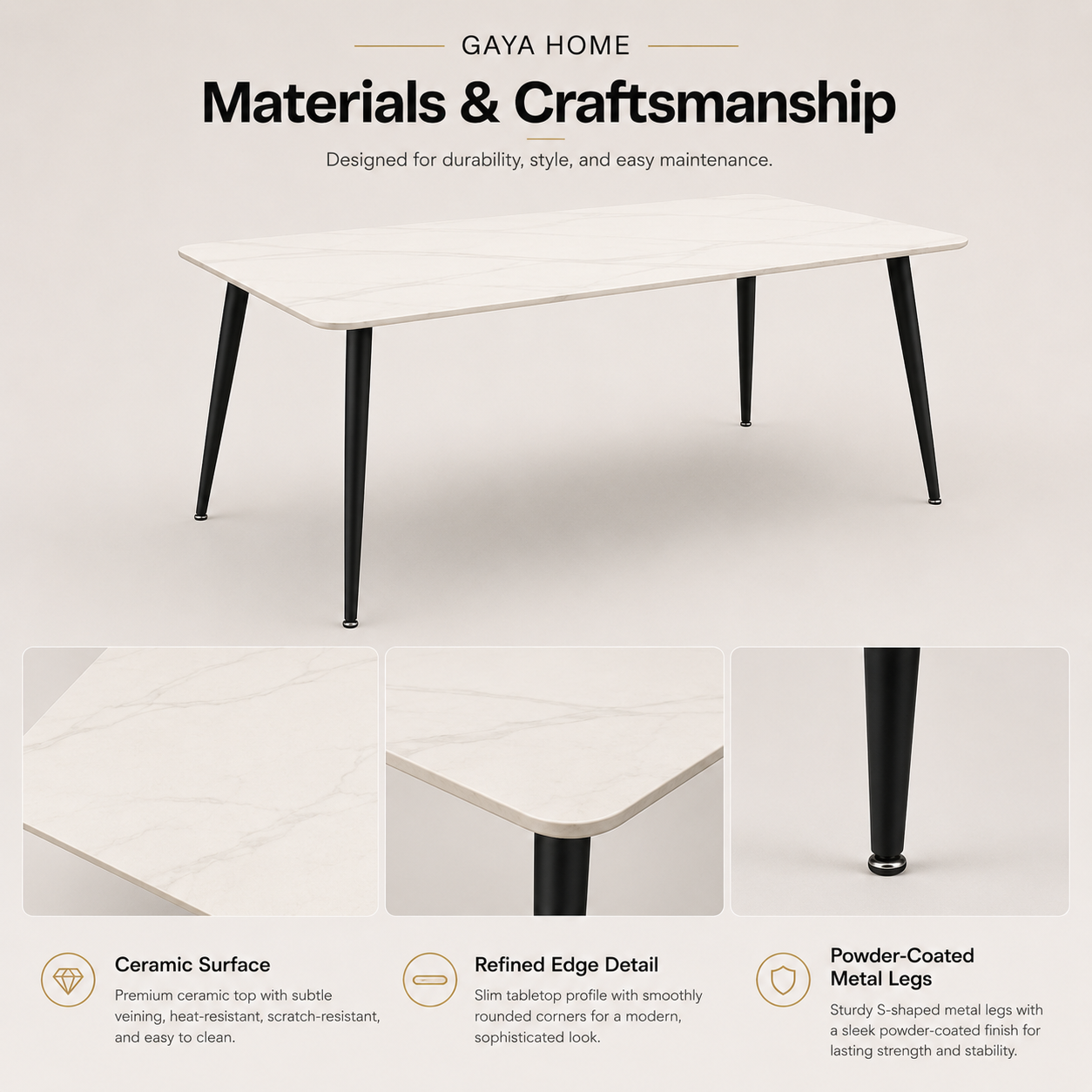 The Mello Dining Set (C222)