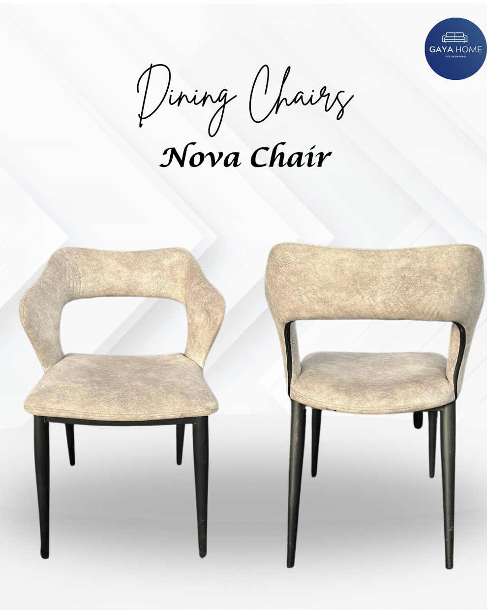 Nova Dining Chair | Elegant Dining Chair | Gaya Home
