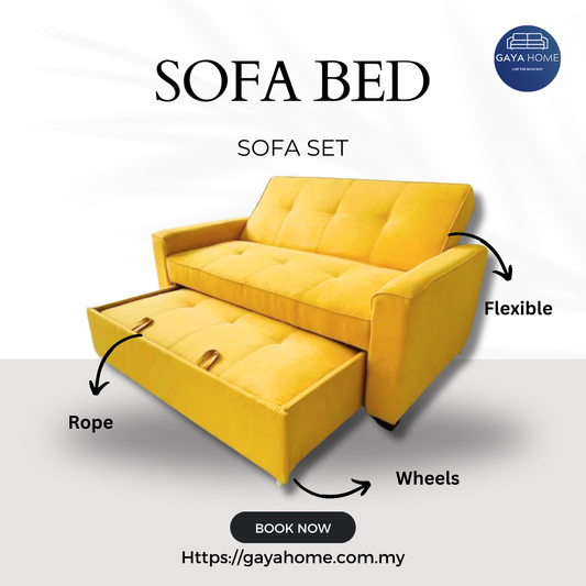 Sophia Sofa Bed 3 Seater sofa bed 3 way foldable - Free Shipping