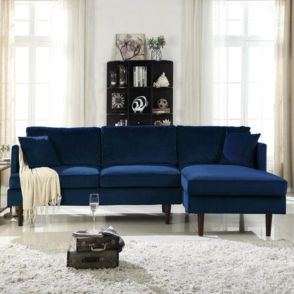 Old Hollywood Sofa 3 Seater L Shape Sofa - Gaya Home