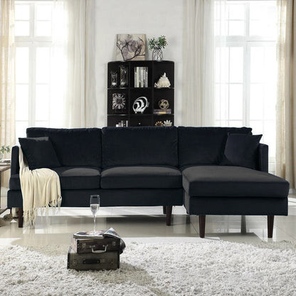 Old Hollywood Sofa 3 Seater L Shape Sofa - Gaya Home