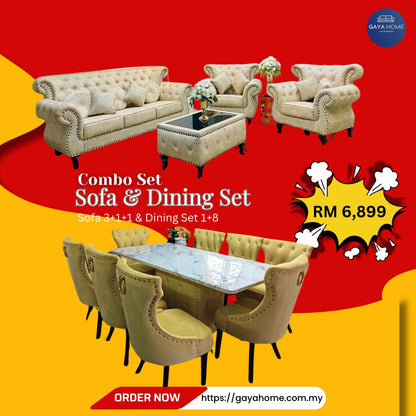 Combo 4 - Ratu Istana & Butterfly Dining Set