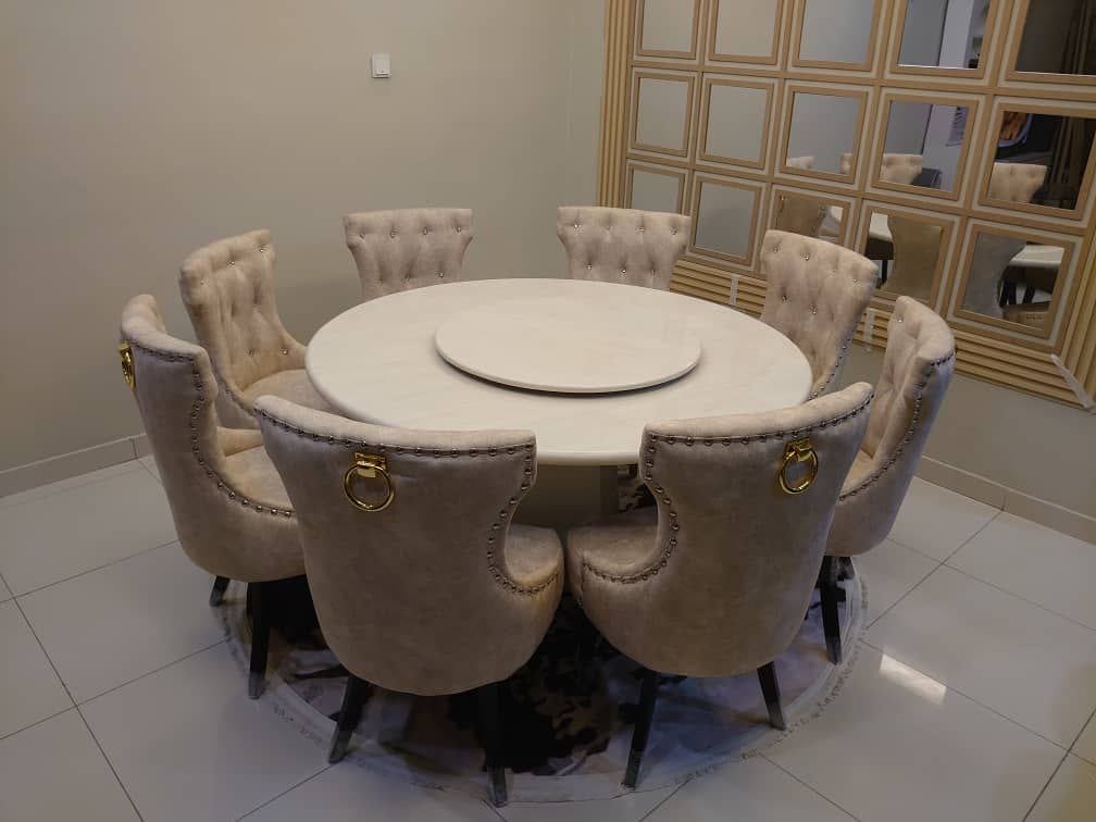 Round Table Marble Set