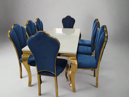 Mermaid Marble Dining Set