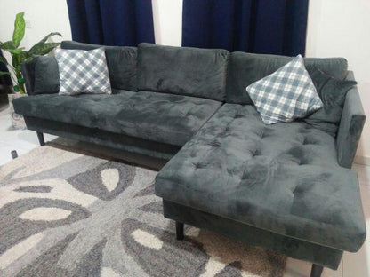 Old Hollywood Sofa 3 Seater L Shape Sofa - Gaya Home