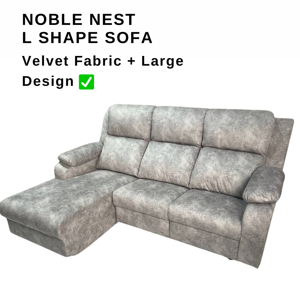 Noble Nest Sofa L Shape Sofa - Gaya Home