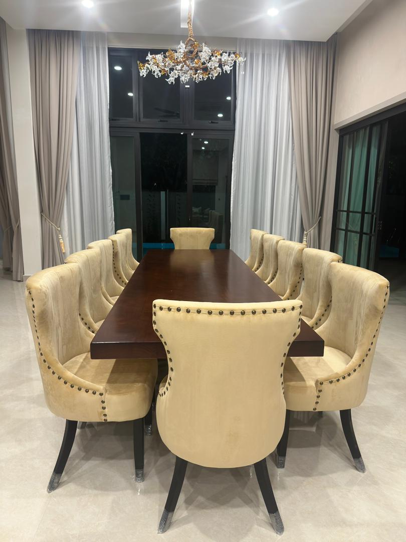 Regalia Chesterfield Marble Dining Set (ST21)