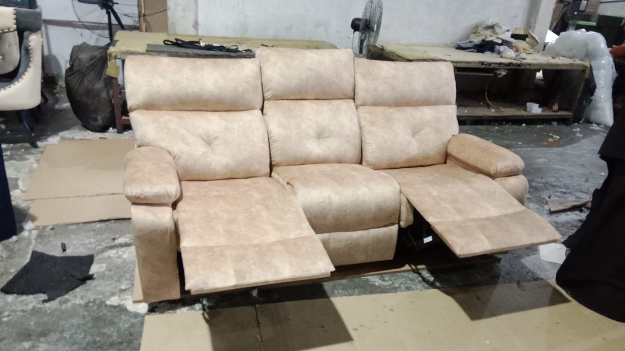 Luxurious 123 Seater Sofa Set with Recliner - Multiple Colors Available, Free Shipping Malaysia - Gaya Home