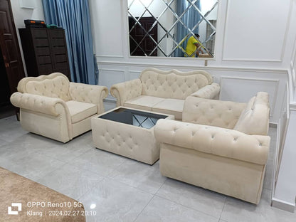 Camelback Sofa Set - Gaya Home