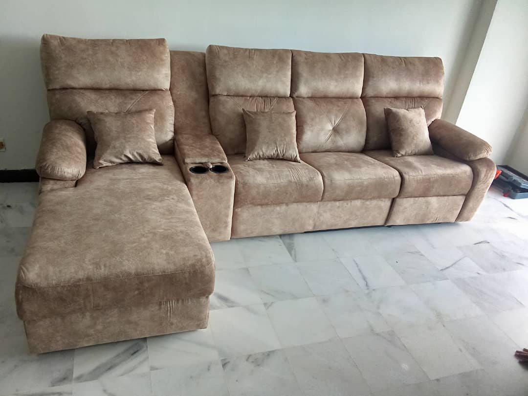 CozyRecline Versatile L-Shaped Sofa - Gaya Home