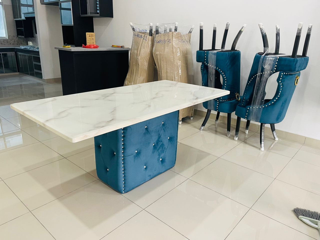 Chesterfield based Marble Table