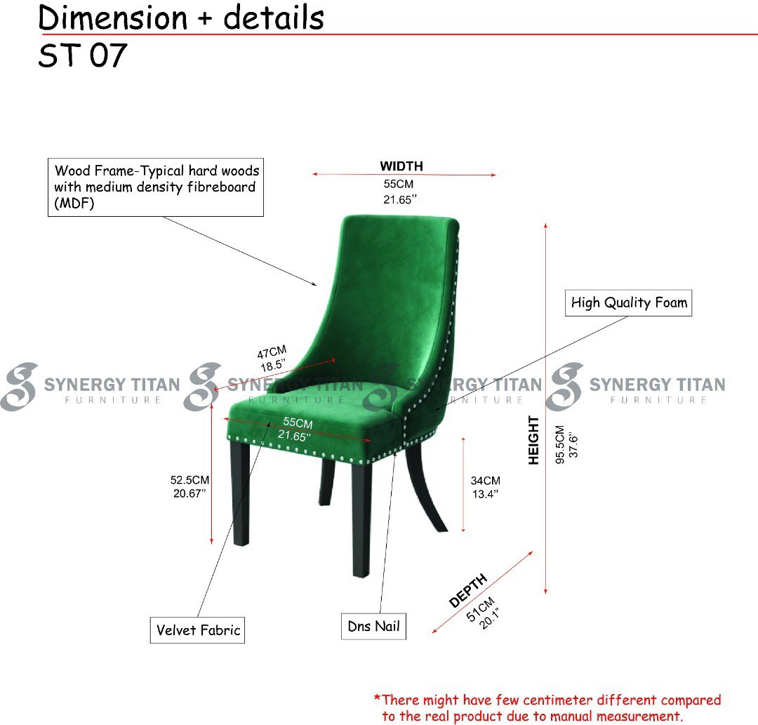 Classic Premium Series Dining Chair - Gaya Home