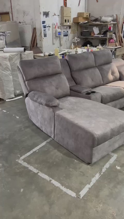 CozyRecline Versatile L-Shaped Sofa