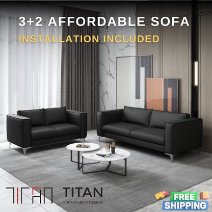 TITAN Lawson Sofa 3+2 Seater / Free Shipping / sofa waterproof / kalis air - Gaya Home