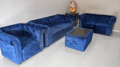 Classic Chesterfield Sofa Set - Gaya Home