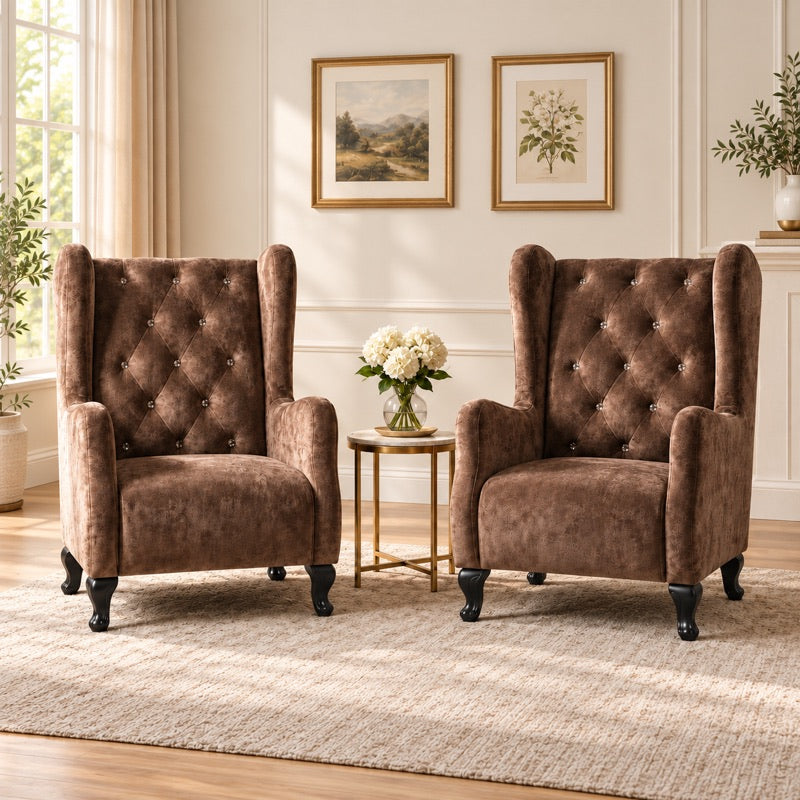 Wing Chair Set